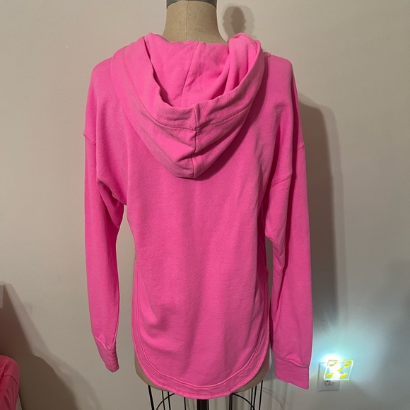 New Anthropology Pilcrow Hot Pink hoodie top sz XS - Picture 2 of 4